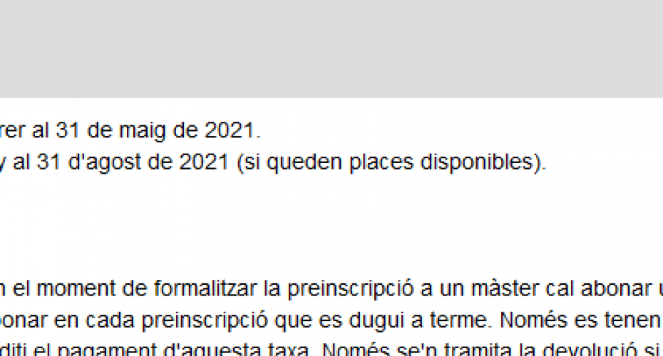 Preinscripció oberta +INFO a: